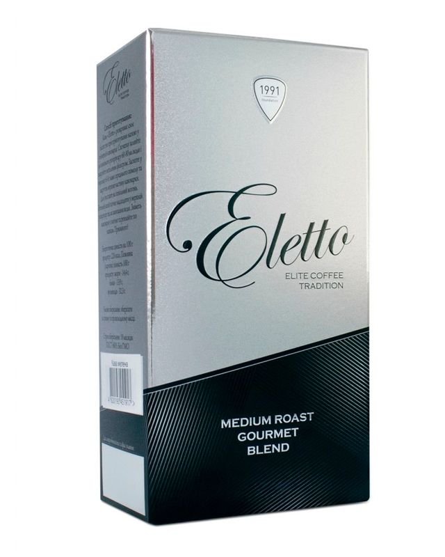 Кава Eletto Gourmet Арабіка + Робуста мелена