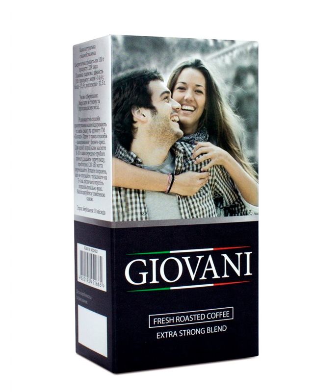 Кава Giovani Арабіка + Робусти мелена