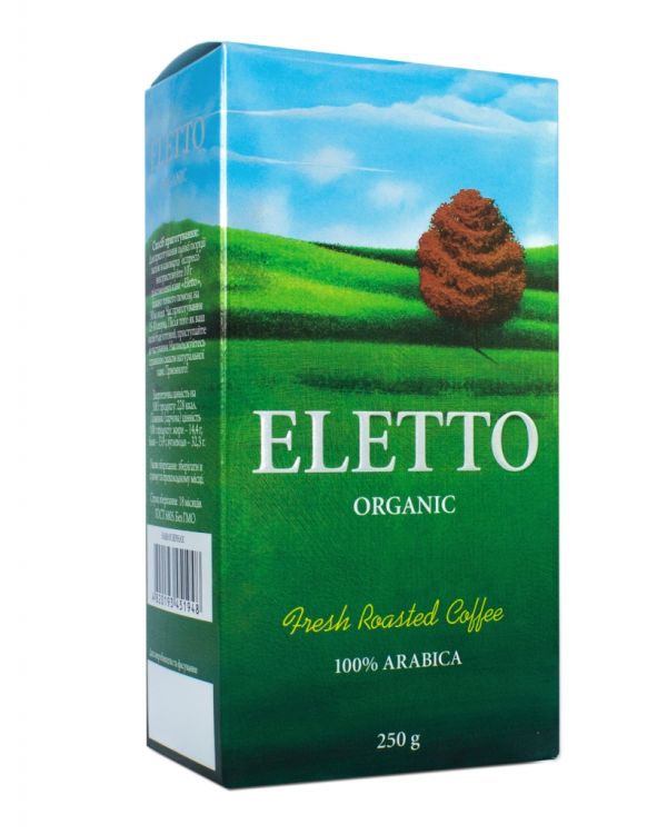 Кава Eletto Organic Арабіка в зернах