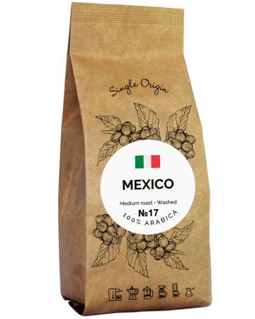 Кава Mexico Арабіка зернова/мелена